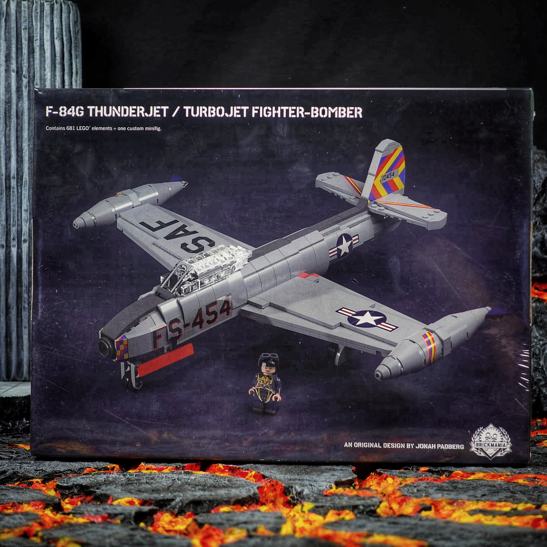 [Brickmania] Mô hình lắp ráp Lego F 84G Thunderjet Turbojet Fighter Bomber LGBM01