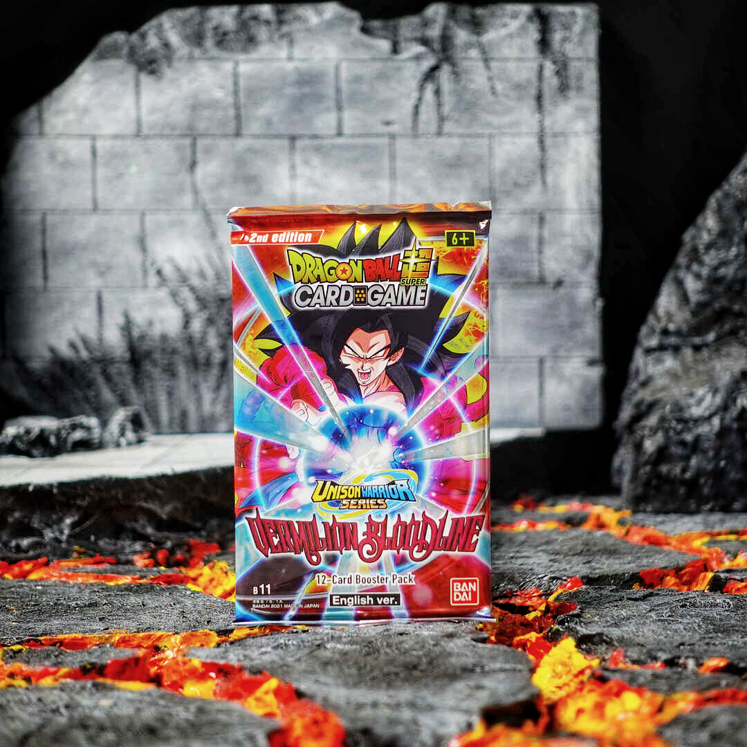 [Bandai] Thẻ bài Dragon Ball Super CCG Vermilion Bloodline Unison Warrior Series Booster Pack 2nd Edition DBS B11 phiên bản tiếng Anh DBTCGUSBP06