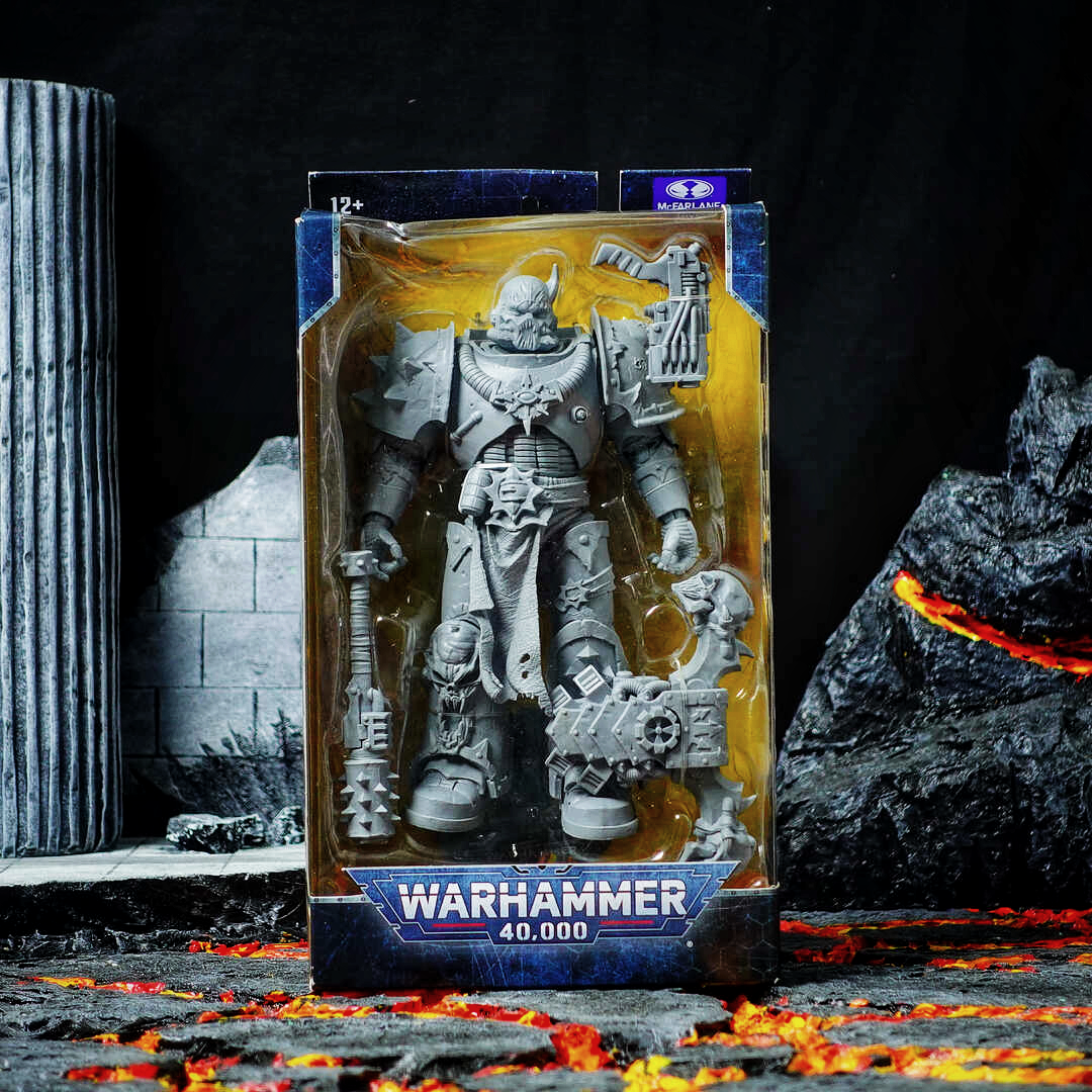 [McFarlane] Mô hình nhân vật Chaos Space Marine Artist Proof dòng Warhammer 40000 18cm WHMF14