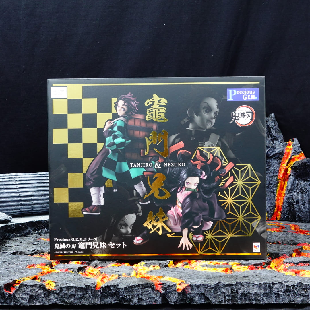 [Megahouse] Mô hình Precious G.E.M Kamado Tanjiro and Kamado Nezuko Kamado Kyoudai Set dòng Kimetsu no Yaiba non scale figure 13cm KYMH01