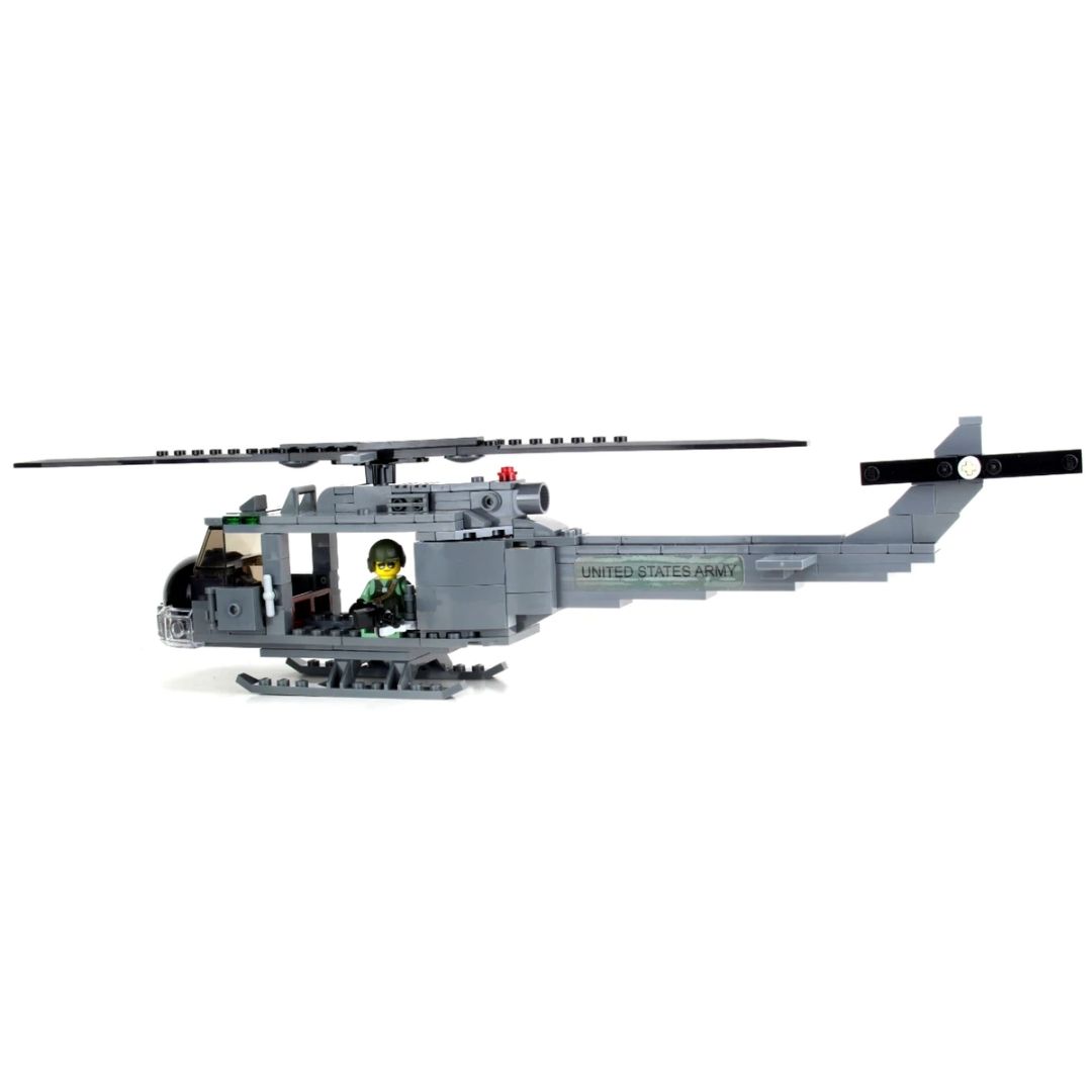 Mô hình máy bay trực thăng UH1H 1976s tỉ lệ 172  Đồ chơi trẻ em