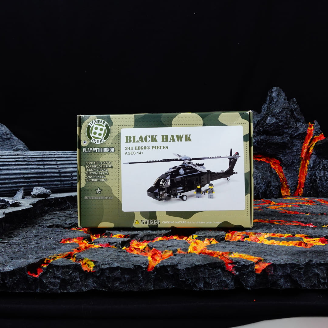 Battle Brick M h nh l p r p Lego UH 60 Army Black Hawk Army