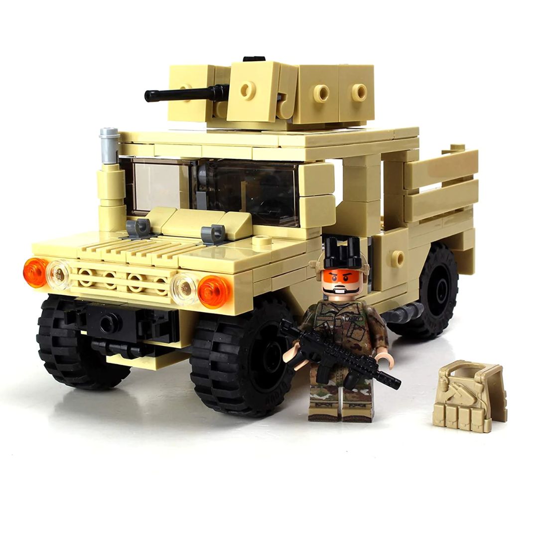 [Battle Brick] Mô hình lắp ráp Lego Army Tactical Gun Truck LGBB08