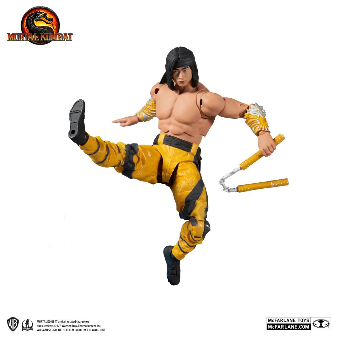 [McFarlane] Mô hình nhân vật Liu Kang fighting abbot skin dòng Mortal Kombat 11 18cm MKMF21