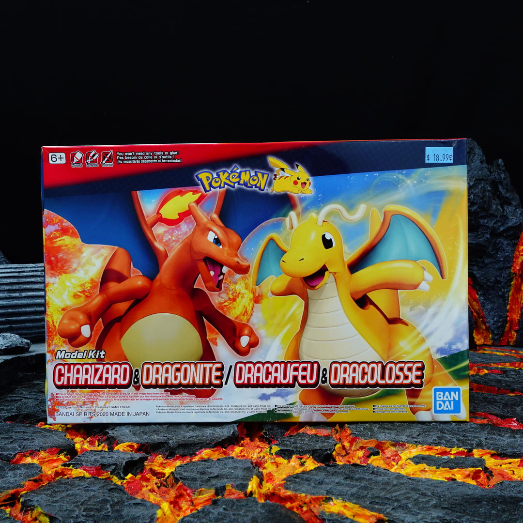 Pokémon Model Kit Charizard & Dragonite