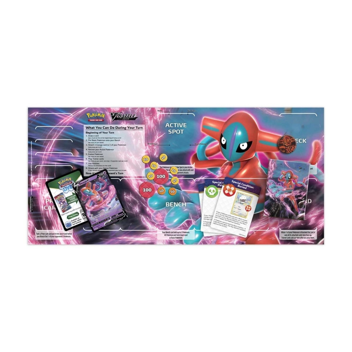 Thẻ bài Pokemon TCG Battle Deck Deoxys V phiên bản tiếng Anh POKTCGUSTH22