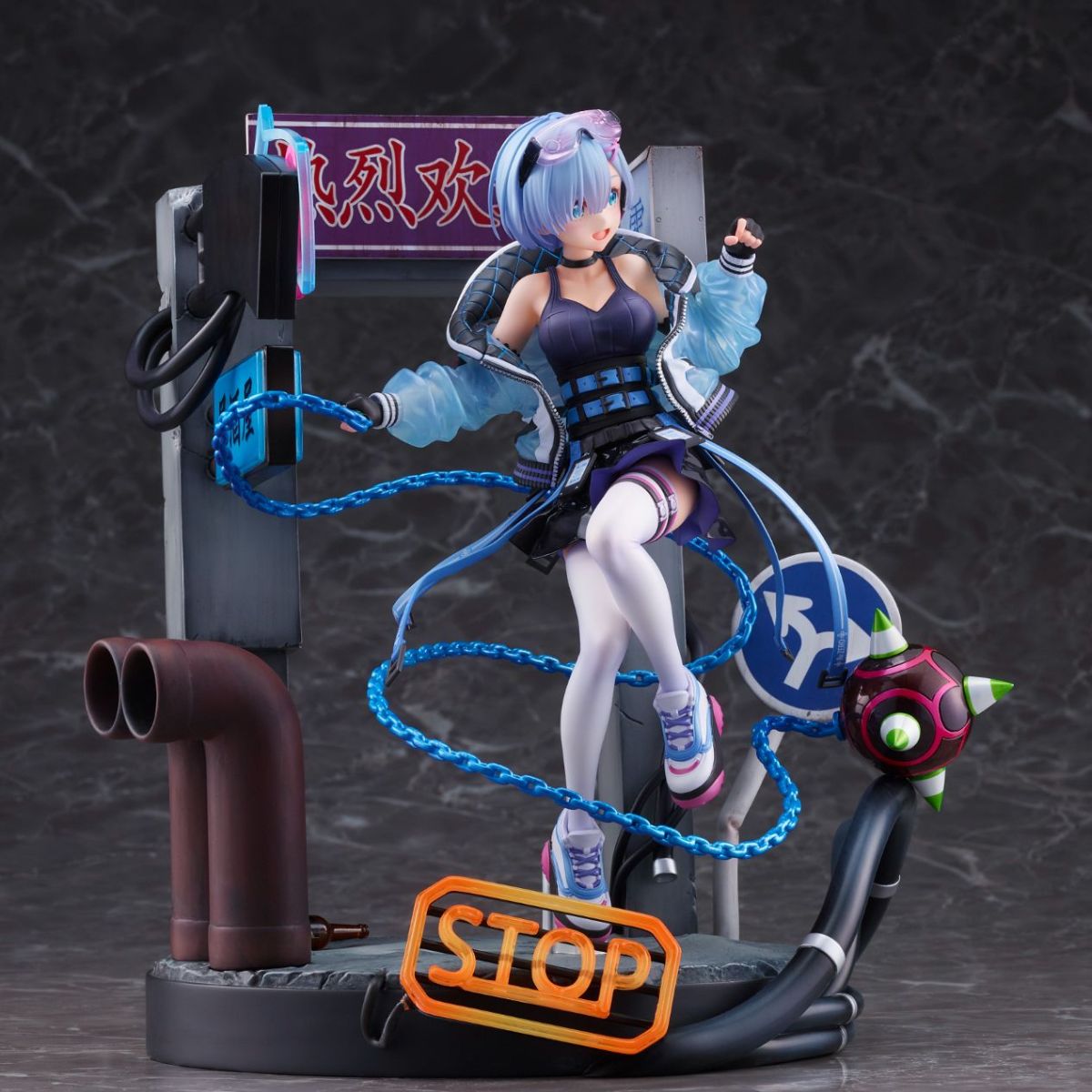 [Alpha Satellite, eStream] Mô hình Shibuya Scramble Figure Rem Neon