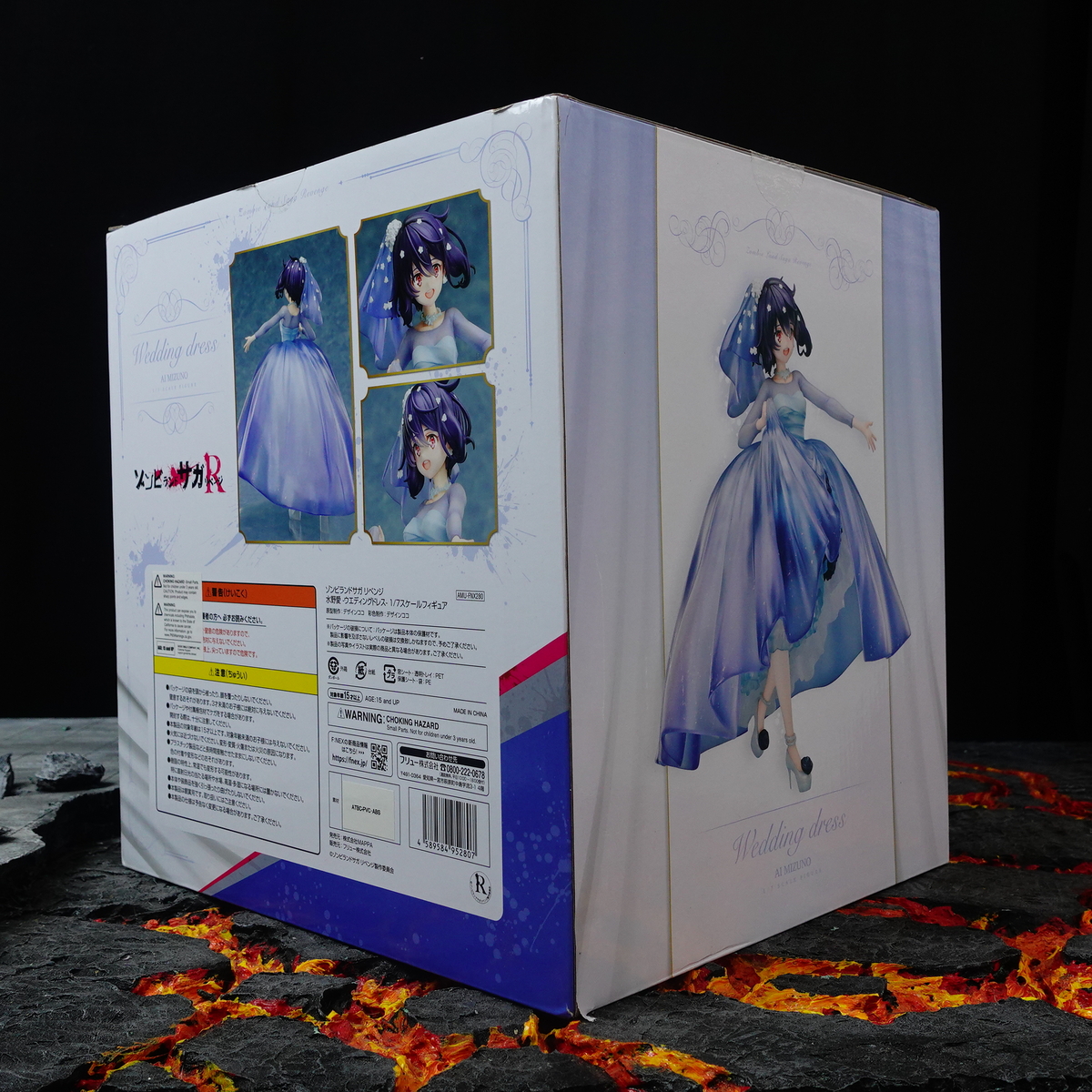 [FuRyu, Mappa] Mô hình F Nex Mizuno Ai Wedding Dress dòng Zombie Land Saga 1/7 scale figure nguồn Nhật 24cm ZLSFR02