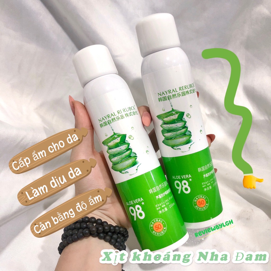 [Hcm][Ảnh Thật] [Có Sẵn] [Chính Hãng] Xịt Khoáng Nha Đam Nội Địa Trung