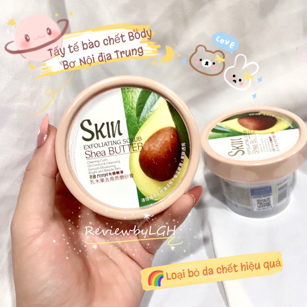 [Hcm]Tẩy Tế Bào Chết Body Bơ Skin Exfoliating Scrub Shea Butter 100G