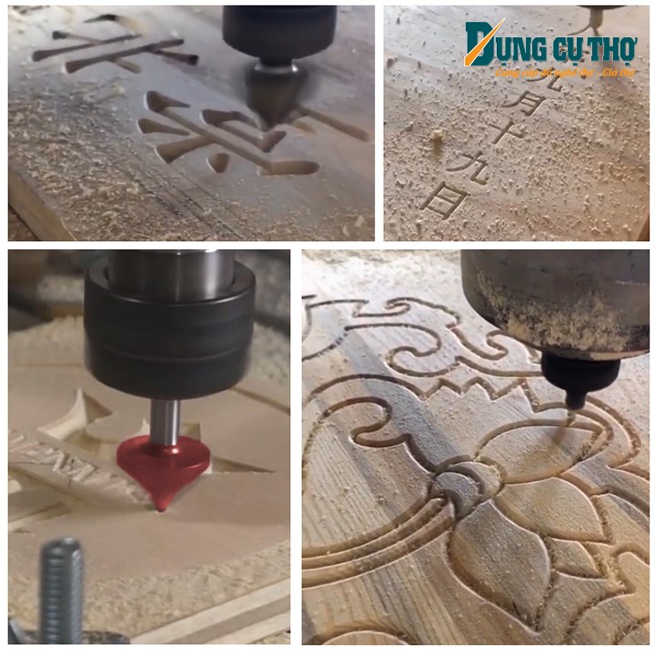 Mũi CNC vát cốt 6mm Tideway LC0301