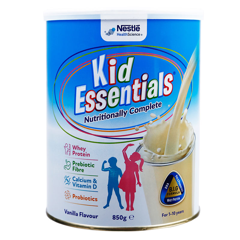 Sữa bột Kid Essentials Úc vị vani 850g