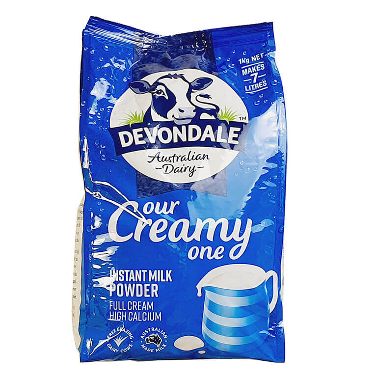 Sữa tươi nguyên kem dạng bột DEVONDALE Fullcream 1kg