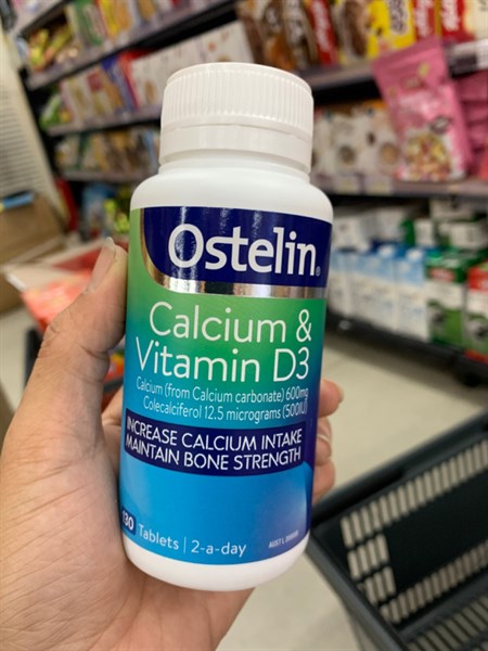 Canxi bầu Ostelin Calcium & Vitamin D3 130 viên