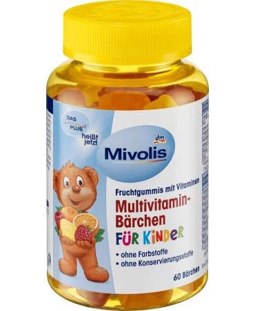 Kẹo Gấu Multivitamin Mivolis 60 viên