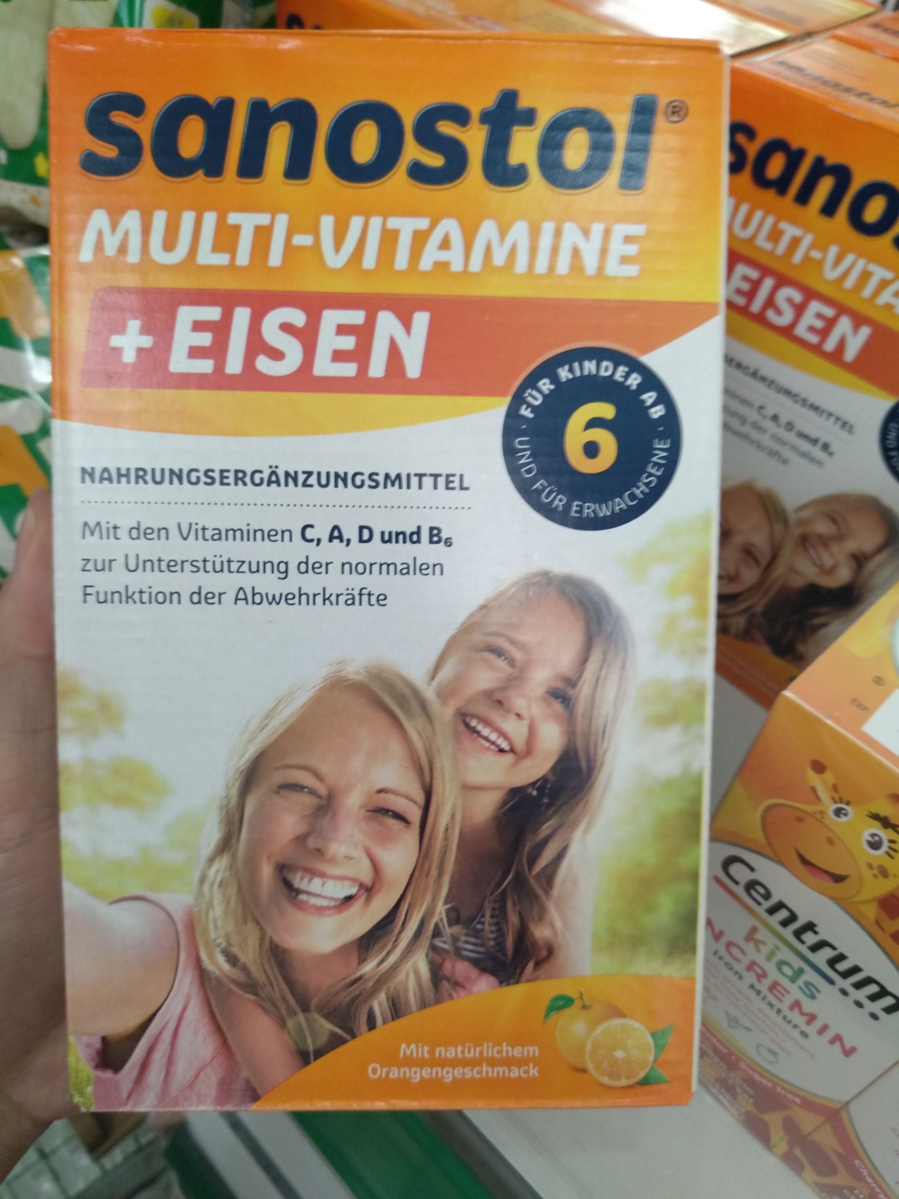 Siro Sanostol Bổ sung Vitamin Tổng hợp cho Bé trên 6 tuổi