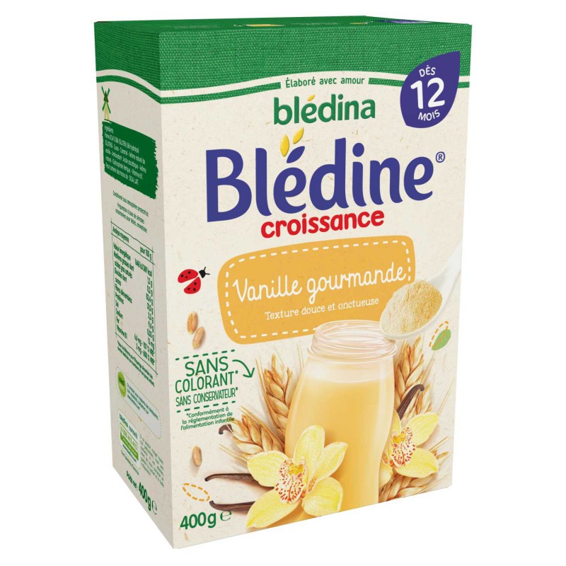 Bột lắc sữa Bledina 12m+ vị vani