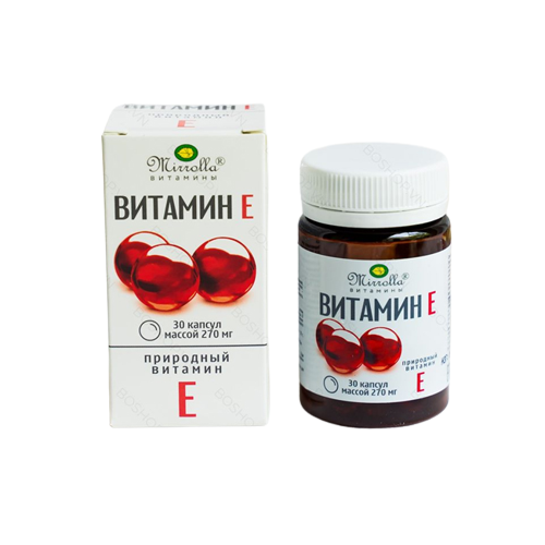 Vitamin E Đỏ Nga Mirrolla 270mg 30v