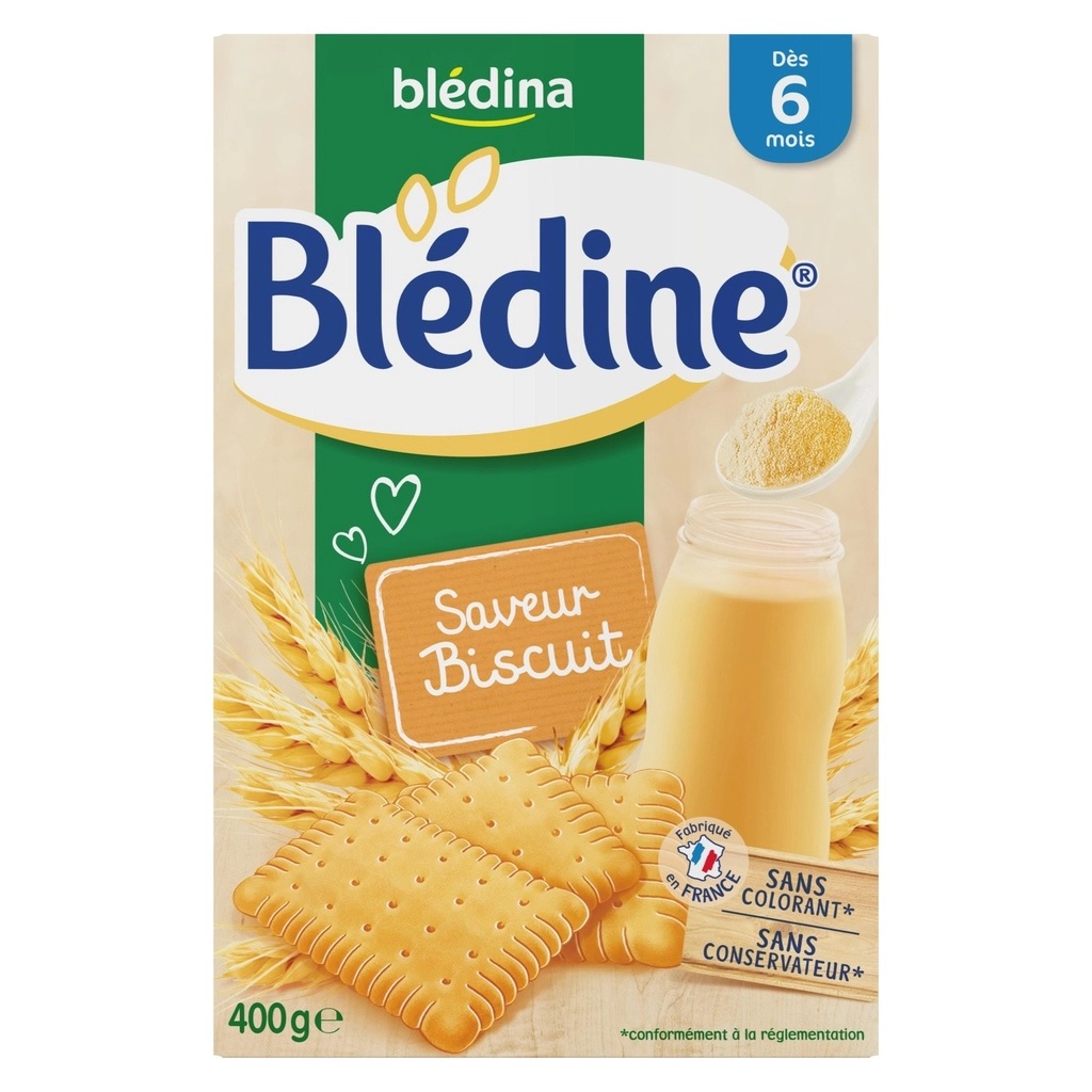 Bột lắc sữa Bledina 6m+ vị bích quy
