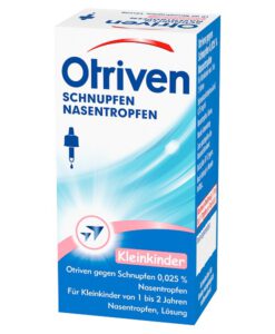 Nhỏ mũi Otriven 0.025% nhãn hồng 10ml của Đức
