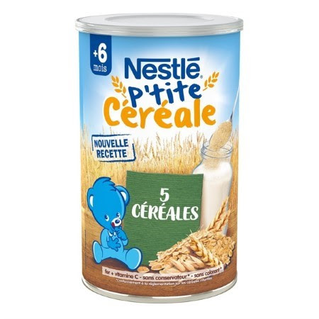 Bột lắc sữa Nestle 6m+ vị ngũ cốc