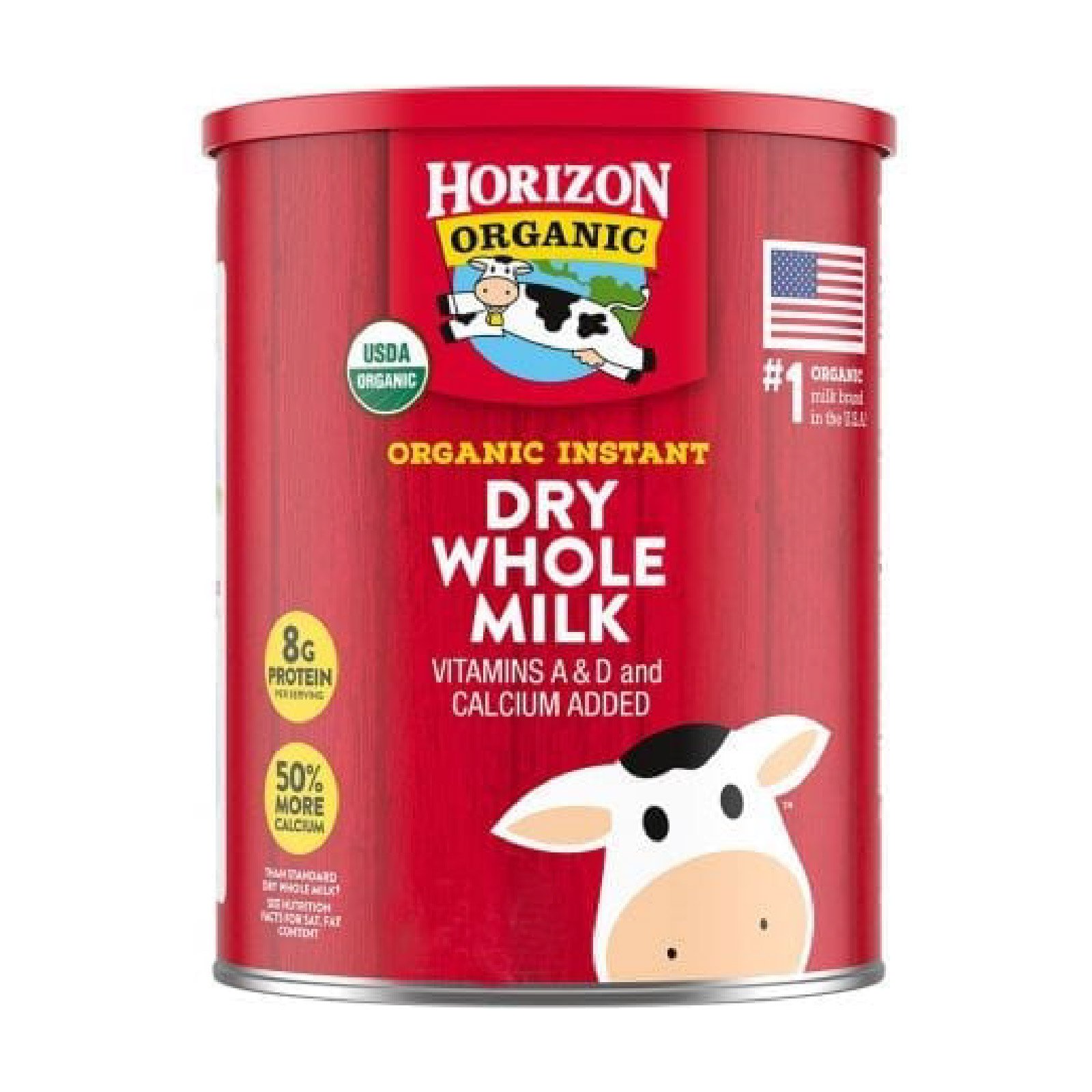 Sữa Tươi Nguyên Kem Dạng Bột Hữu Cơ Horizon Organic Mỹ 870g