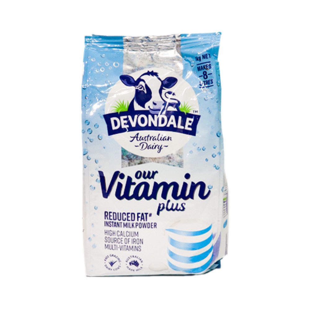 Sữa tươi tách béo dạng bột DEVONDALE Vitamin Plus 1kg