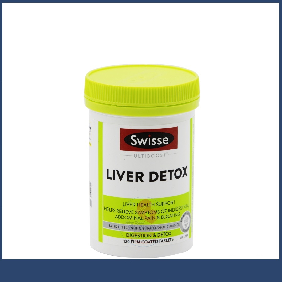 Viên Uống Thải Độc Gan Swisse Liver Detox hộp 120v