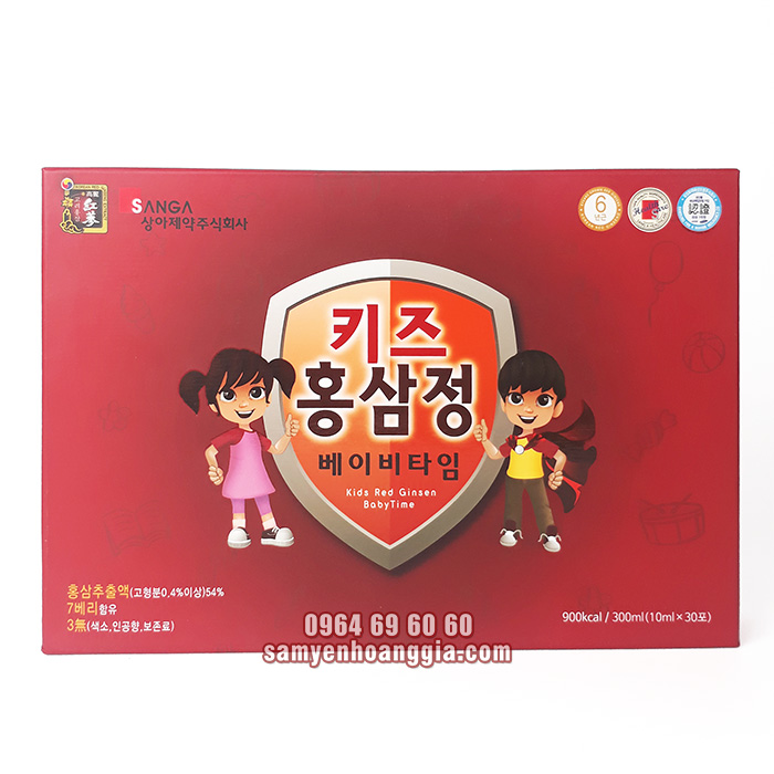 Nước Hồng Sâm Baby SangA Hàn Quốc Hộp 30 gói