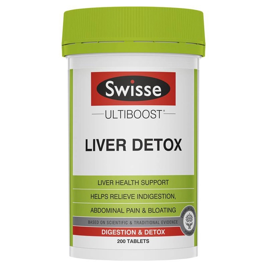Viên Uống Thải Độc Gan Swisse Liver Detox hộp lớn 200v