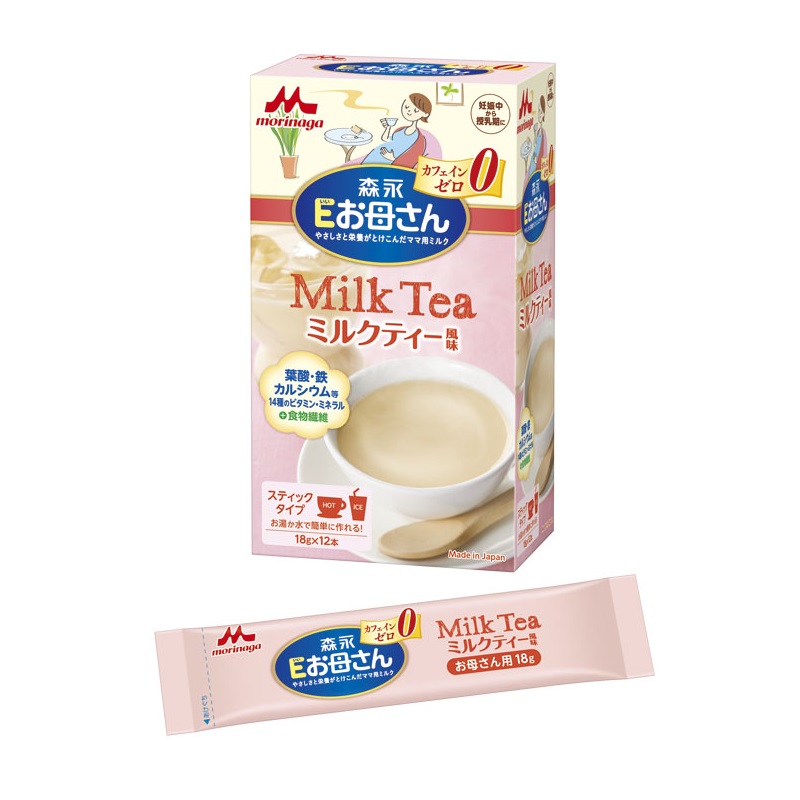 Sữa bầu Morinaga vị trà sữa  18gx12gói