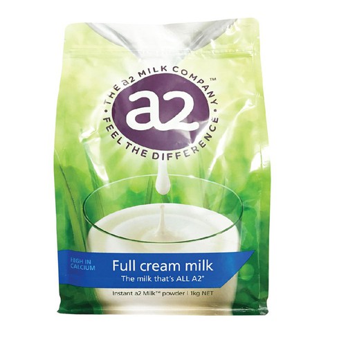 Sữa a2 Full cream Úc túi 1kg
