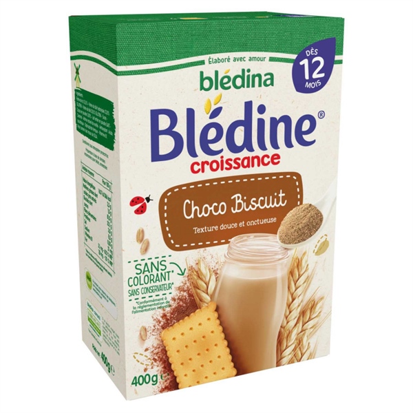 Bột lắc sữa Bledina 12m+ vị choco bích quy