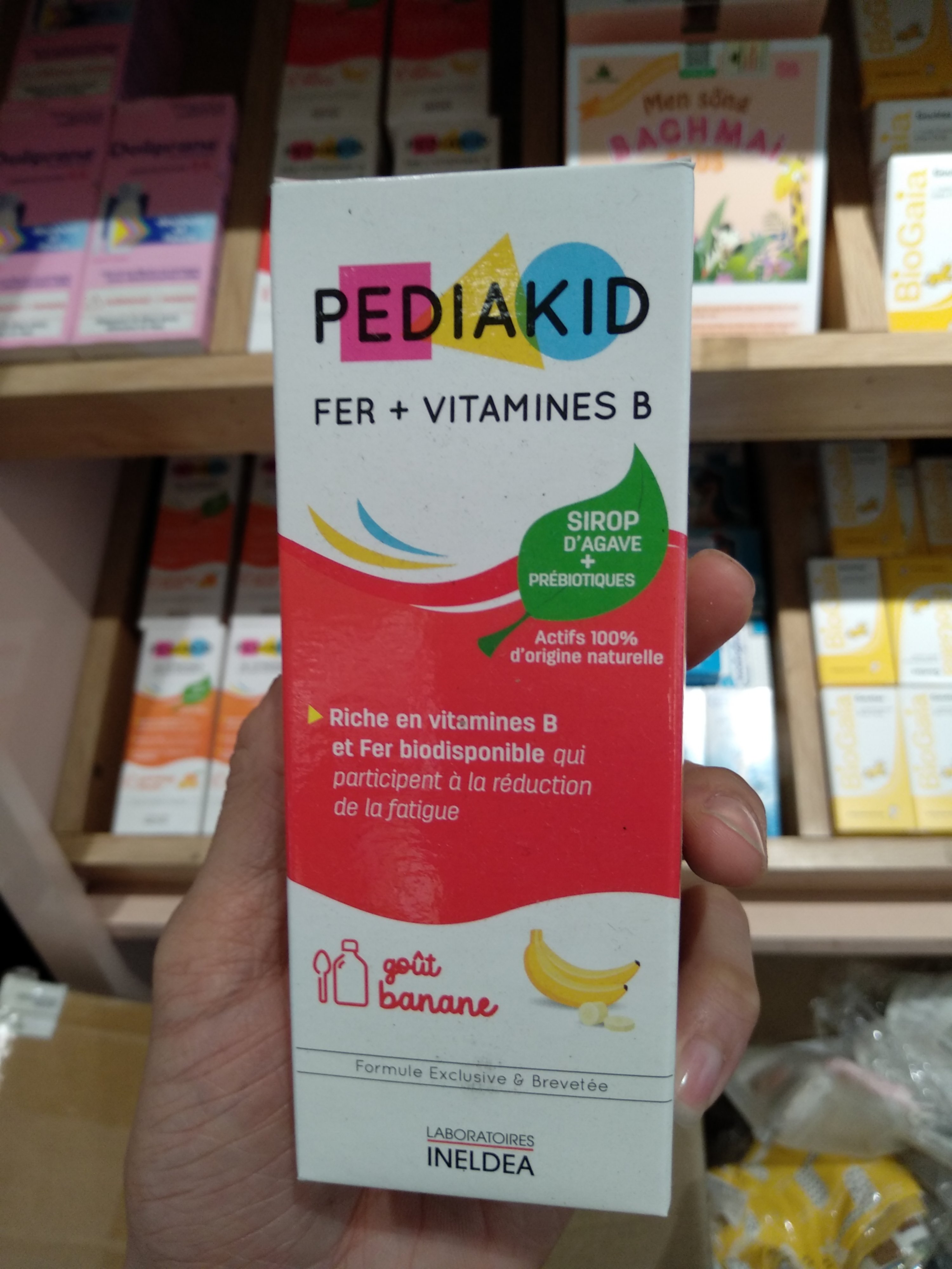 Pediakid Fer + Vitamines B bổ sung sắt và vitamin nhóm B - 125ml