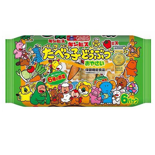 Bánh quy hình thú Ginbis xanh vị rau củ