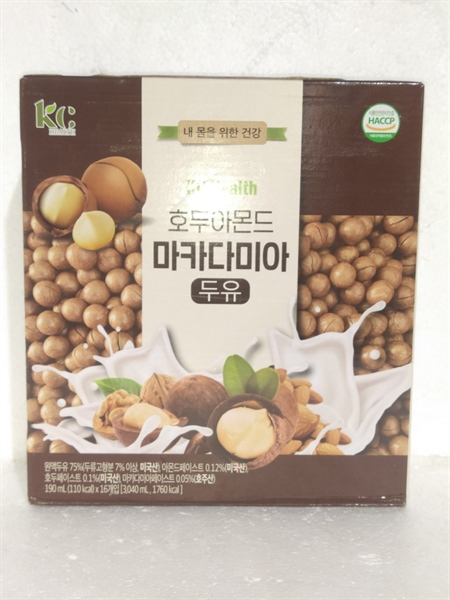 Sữa Hạt Maca Hạnh Nhân KC Health Hàn Quốc 190ml x16