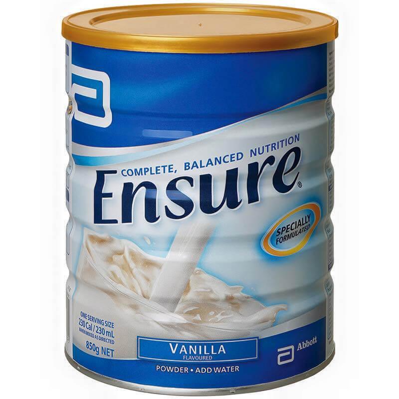 Sữa Bột Ensure Úc Lon 850g vị vani