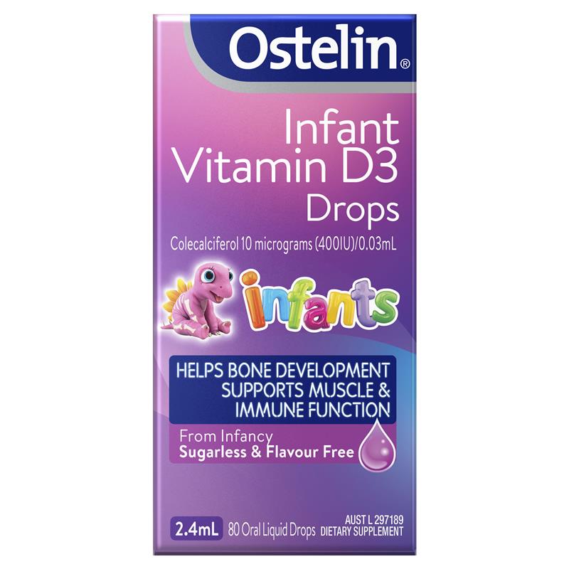Ostelin Infant Vitamin D3 Drops 2.4ml dạng giọt