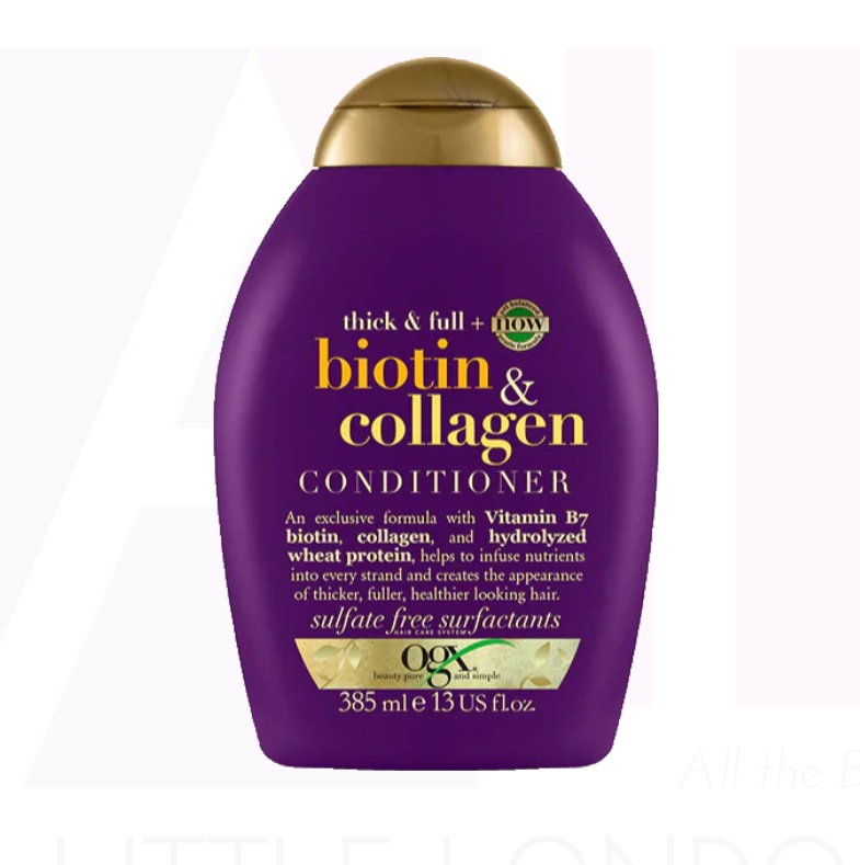 Dầu xả ngăn rụng tóc OGX thick & full + biotin & collagen 385ml