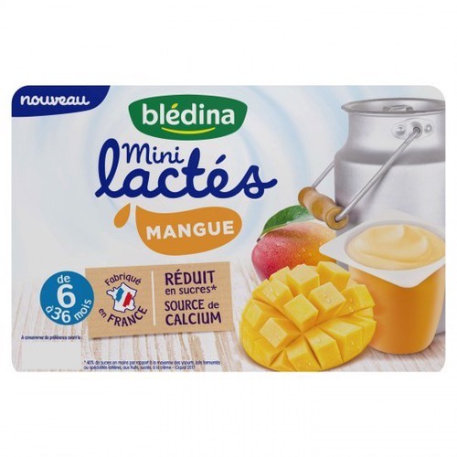 Sữa chua Bledina Mini Lactes 6m+ vị xoài