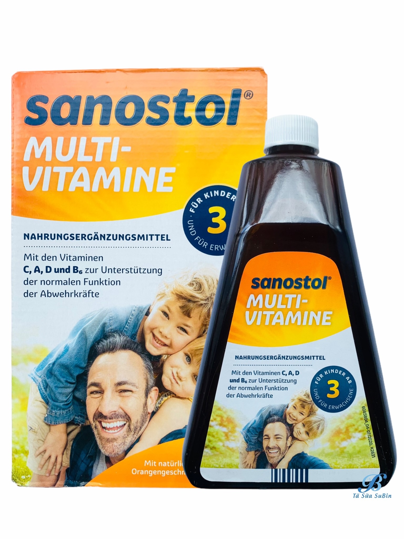 Siro Sanostol Bổ sung Vitamin Tổng hợp cho Bé 3-6 tuổi