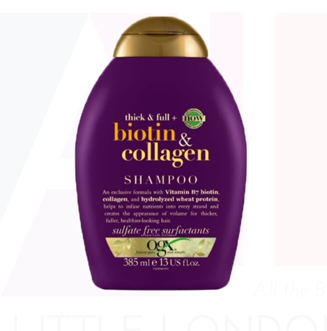 Dầu gội ngăn rụng tóc OGX thick & full + biotin & collagen 385ml