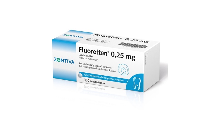 Viên ngậm chống sâu răng Fluoretten 0,25mg