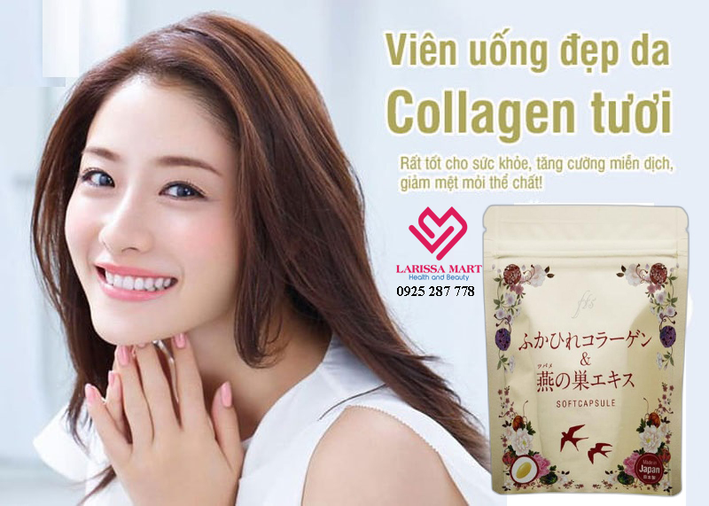 Viên uống Collagen tươi Softcapsule làm đẹp da 30 viên | Larissa Mart