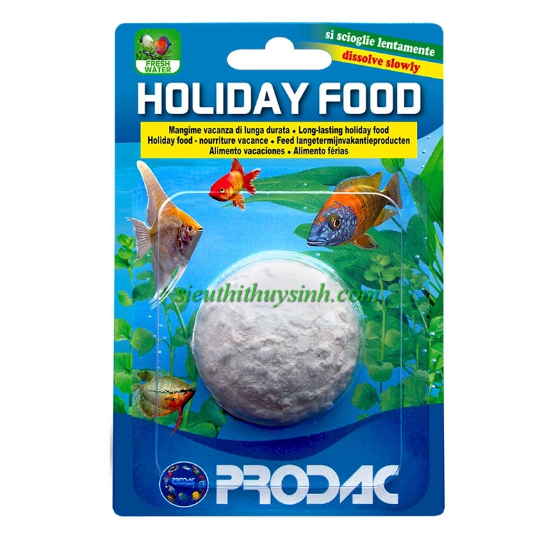 Prodac Holiday Food (Thức ăn dài ngày cho cá)