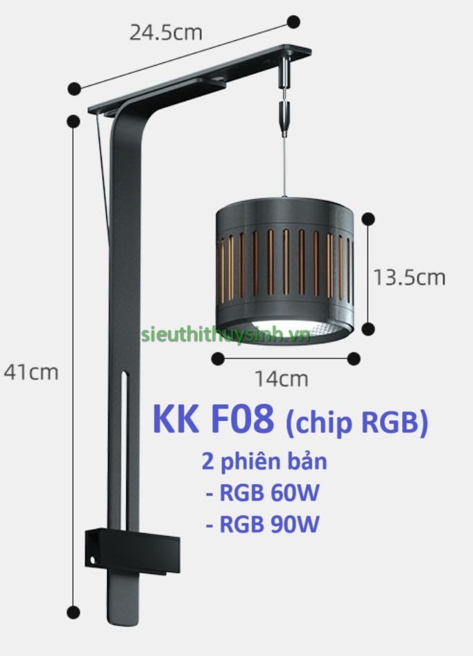 Led KK08 (đã gồm chân gác) - 60W RGB