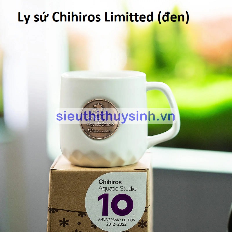 Ly sứ Chihiros Limitted - Màu Trắng