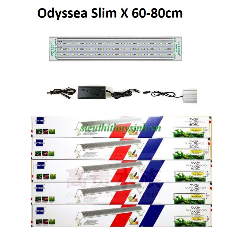 Đèn led Odyssea Slim X (đã bao gồm chân gác) - 60-80cm