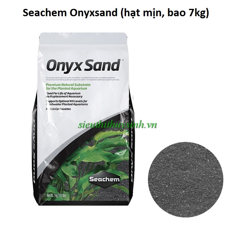 Phân nền Seachem Onyx chuyên nuôi tép sula - Onyxsand (hạt mịn 7kg)