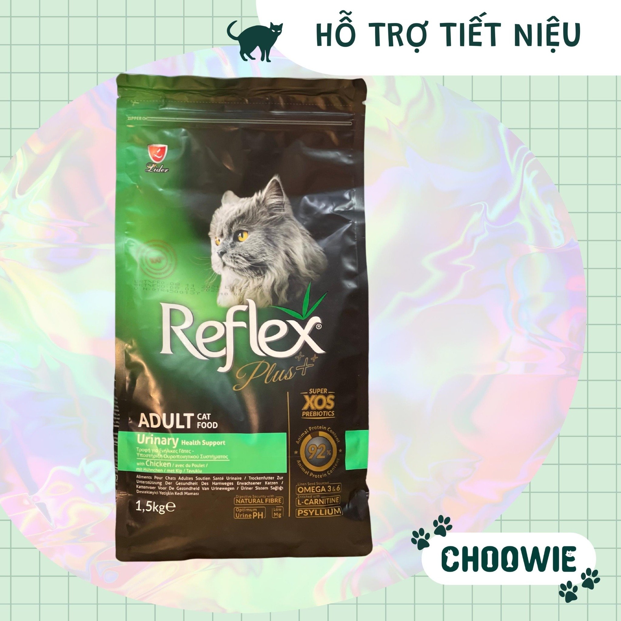 Hạt cho mèo Reflex Plus 1.5 kg